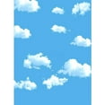 thumbnail image 1 of ABPHOTO Polyester 5x7ft Blue Sky Cloud Photography Backdrop Photo background Prop For Studio, 1 of 3