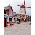 thumbnail image 1 of ABPHOTO Polyester 5x7ft Brick Floor House Windmill Photography Backdrops Photo Props Studio Background, 1 of 2
