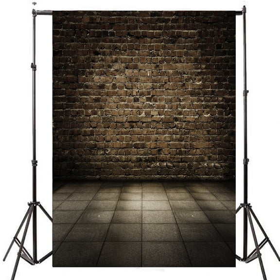 ABPHOTO Polyester 5x7ft Brick Theme Retro Photography Background Cloth Backdrop Photo Studio Best For Children,Newborn,Baby,Kids,Wedding,Family Decoration