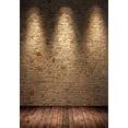 thumbnail image 1 of ABPHOTO Polyester 5x7ft Brick Wall Floor Stage Backdrop Photograghy Background Studio Props, 1 of 4