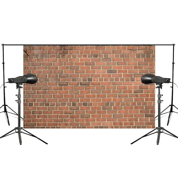 ABPHOTO Polyester 5x7ft Brick Wall Photography Background Studio Backdrop Props Wall Theme