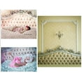 thumbnail image 1 of ABPHOTO Polyester 5x7ft Children Photo Background Tan Photography Backdrop Bed Headboard Backdrops for Studio, 1 of 3