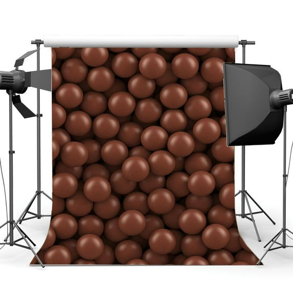 ABPHOTO Polyester 5x7ft Chocolate Backdrop Valentine's Day Candy Abstract Wallpaper Romantic Wedding Photography Background Baby Shower Girls Boys Happy First Birthday Decoration Photo Studio Props