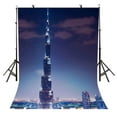 thumbnail image 1 of ABPHOTO Polyester 5x7ft Dubai Tower Backdrop Dubai Tower Famous Building Photography Background and Studio Photography Backdrop Props, 1 of 5