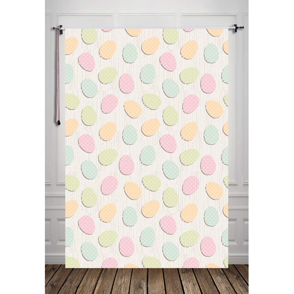 ABPHOTO Polyester 5x7ft Easterer Day Eggs Photography Backdrop Photo Backdrop Studio Background
