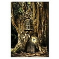 thumbnail image 1 of ABPHOTO Polyester 5x7ft Fairy Tale Spirit Tree House Photography Backdrops Children Photo Birthday Newborn Photo Backgrounds Studio Props, 1 of 3