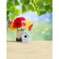 thumbnail image 1 of ABPHOTO Polyester 5x7ft Flowers Green Leaves Small House Photography Backdrops Photo Props Studio Background, 1 of 2