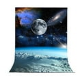 thumbnail image 1 of ABPHOTO Polyester 5x7ft Full Moon Galaxy Universe Photography Background Amateur astronomer Studio Props, 1 of 3