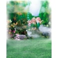 thumbnail image 1 of ABPHOTO Polyester 5x7ft Garden Flowers Tree Lawn Photography Backdrops Photo Props Studio Background, 1 of 2