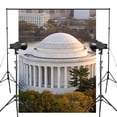 thumbnail image 1 of ABPHOTO Polyester 5x7ft Greek architecture Jefferson Memorial Photography Background Studio Props Wall Photography Backdrop Theme, 1 of 5