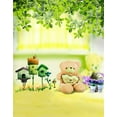 thumbnail image 1 of ABPHOTO Polyester 5x7ft Green Leaves Cute Bear Birdcage Photography Backdrops Photo Props Studio Background, 1 of 2