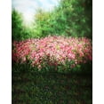 thumbnail image 1 of ABPHOTO Polyester 5x7ft Green Tree Pink Flowers Photography Backdrops Photo Props Studio Background, 1 of 2