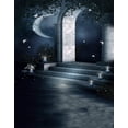 thumbnail image 1 of ABPHOTO Polyester 5x7ft Halloween Mysterious Scene Gothic Domed Architecture Arch Door Textile Photography Backdrops Picture Backgrounds Wall Mural, 1 of 2