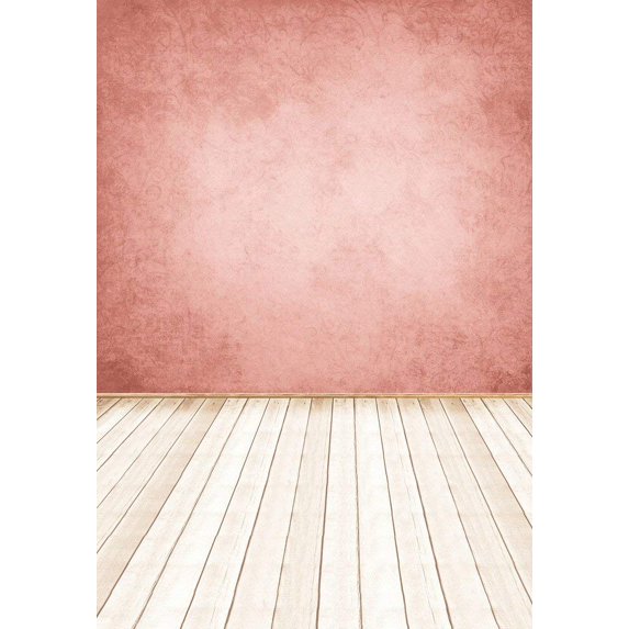 ABPHOTO Polyester 5x7ft Kid's Pink Wall Backdrop Background Studio Photograghy Props