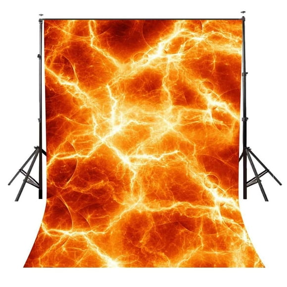 ABPHOTO Polyester 5x7ft Lightning Backdrop Minimalistic Lightning Texture Photography Background and Studio Photography Backdrop Props