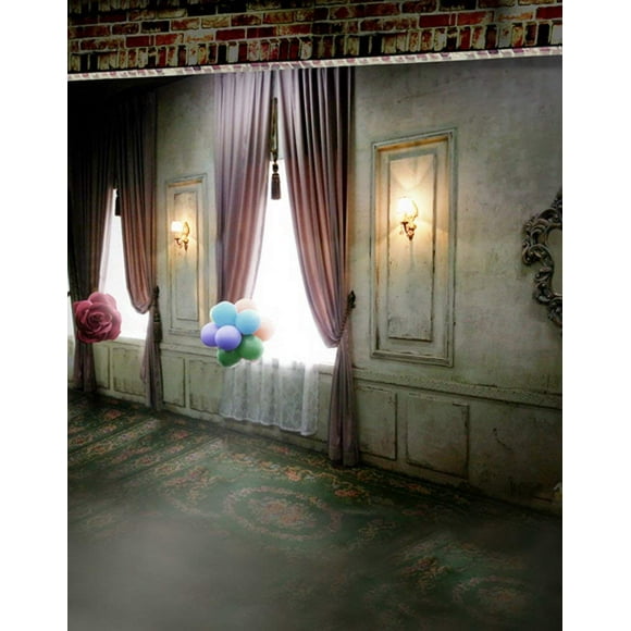 ABPHOTO Polyester 5x7ft Living Room Balloon Photography Backdrops Photo Props Studio Background