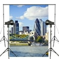 thumbnail image 1 of ABPHOTO Polyester 5x7ft London Tower Bridge Photography Background Blue Sky Backdrop European theme Photography Studio Backdrop Props Wall, 1 of 5
