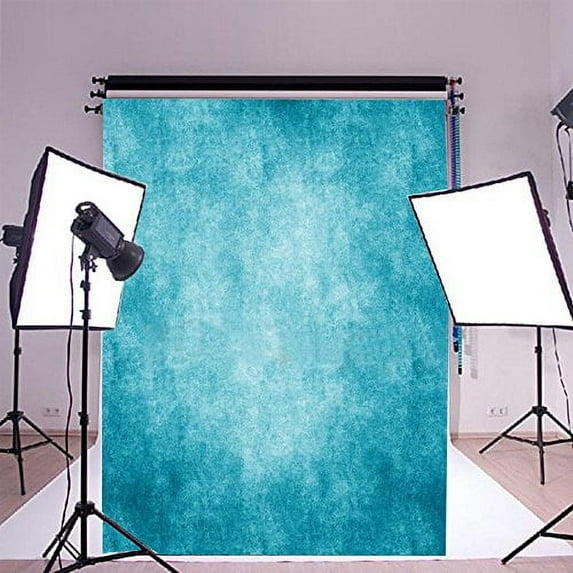 ABPHOTO Polyester 5x7ft Ocean Blue Backdrop Background Ideal for Wedding Party Newborn Children and Product Photography Video Backdrops Pattern for Kids Baby Photo Studio Portrait Shooting