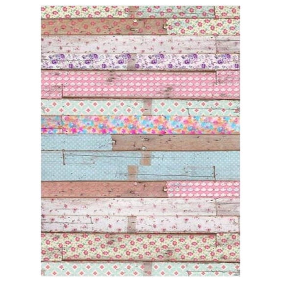 ABPHOTO Polyester 5x7ft Photography Backdrop Photo Background, Colored bricks wall