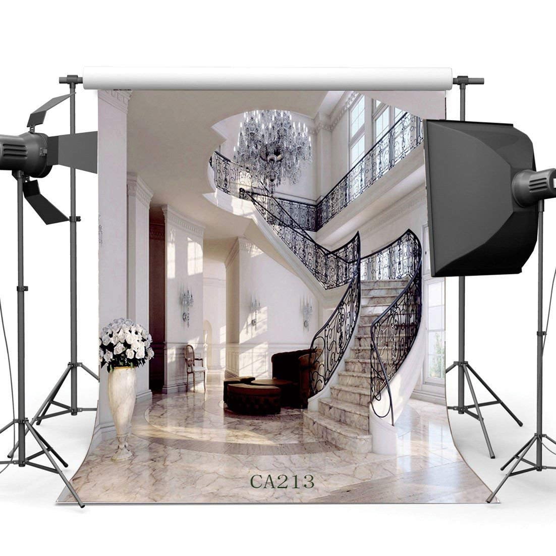 ABPHOTO Polyester 5x7ft Photography Backdrops European Elegant Luxury ...