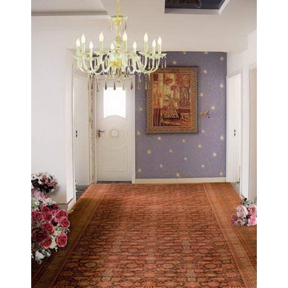 ABPHOTO Polyester 5x7ft Photography Backgrounds Wedding Room Scene Carpet Chandelier Light Studio Props