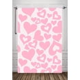thumbnail image 1 of ABPHOTO Polyester 5x7ft Pink Heart Valentine Day Photography Backdrop Photo Backdrop Studio Background, 1 of 2