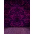 thumbnail image 1 of ABPHOTO Polyester 5x7ft Purple Rose Flowers Photography Backdrops Photo Props Studio Background, 1 of 2