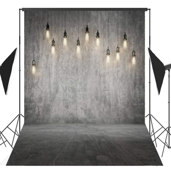 ABPHOTO Polyester 5x7ft Retro Wall Floor Backdrop Photography Background Photo Studio Props