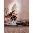 thumbnail image 1 of ABPHOTO Polyester 5x7ft Sea Vintage Sailboat Photography Backdrops Photo Props Studio Background, 1 of 2