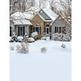 thumbnail image 1 of ABPHOTO Polyester 5x7ft Snow Villa Winter Garden Photography Studio Backdrop Background, 1 of 2