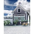 thumbnail image 1 of ABPHOTO Polyester 5x7ft Stone Floor Flowers House Photography Backdrops Photo Props Studio Background, 1 of 2