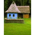 thumbnail image 1 of ABPHOTO Polyester 5x7ft Thatched Cottages Lawn Photography Backdrops Photo Props Studio Background, 1 of 2