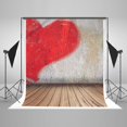 thumbnail image 1 of ABPHOTO Polyester 5x7ft Wedding Day Photography Backgrounds Heart Photo Backdrop, 1 of 4