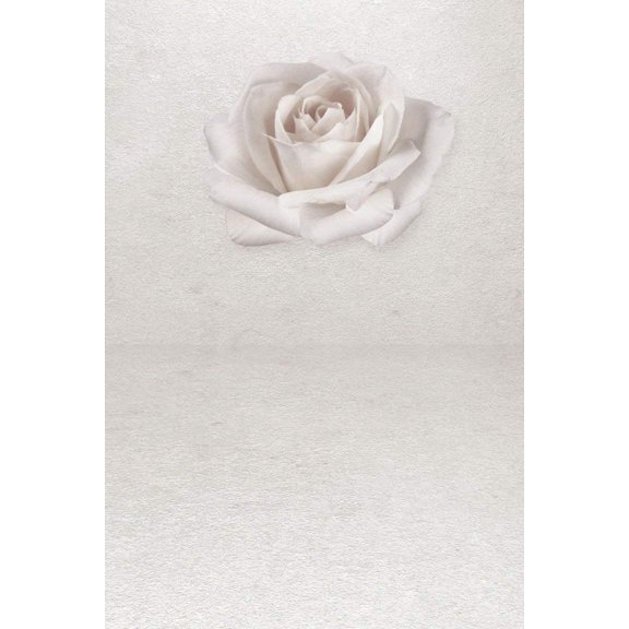 ABPHOTO Polyester 5x7ft White Rose Flower Pure Photography Backdrops Photo Studio Stand Props Wedding Background