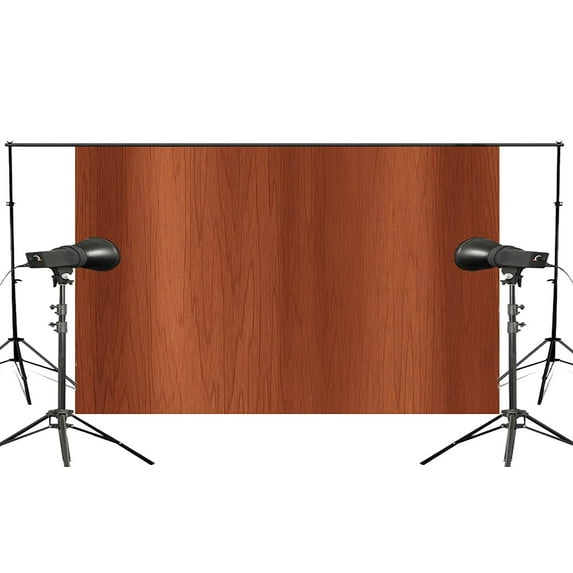ABPHOTO Polyester 5x7ft Wood Board Photography Background Theme Brown Backdrop Studio Props Wall Photography Backdrop