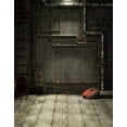 thumbnail image 1 of ABPHOTO Polyester 5x7ft Wooden Floor Basement Pipeline Photography Backdrops Photo Props Studio Background, 1 of 2