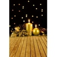 thumbnail image 1 of ABPHOTO Polyester 5x7ft Wooden Floor Romantic Candle Photography Backdrops Photo Props Studio Background, 1 of 2