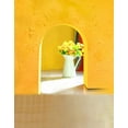 thumbnail image 1 of ABPHOTO Polyester 5x7ft Yellow Wall Flowers Photography Backdrops Photo Props Studio Background, 1 of 2
