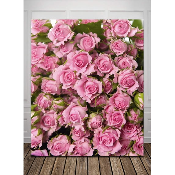 ABPHOTO Polyester 5x7ft flowers wall backdrop for wedding Computer Printed Photography Backdrop