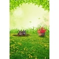 thumbnail image 1 of ABPHOTO Polyester 5x7ftEaster Photography Backdrop Artistic Florets Lawn Rabbit Leaves Grass Floor Background Backdrops for Photo Booth Party Banner Kids Photo Studio Props, 1 of 4