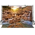 thumbnail image 1 of ABPHOTO Polyester 7x5ft Alpine Stream Backdrop Alpine Stream Nature Scenery Photography Background and Studio Photography Backdrop Props, 1 of 5