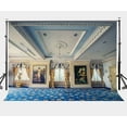 thumbnail image 1 of ABPHOTO Polyester 7x5ft Backdrop Elegant Indoor Scene Backdrop Wall Painting Photography Background Studio Props, 1 of 5