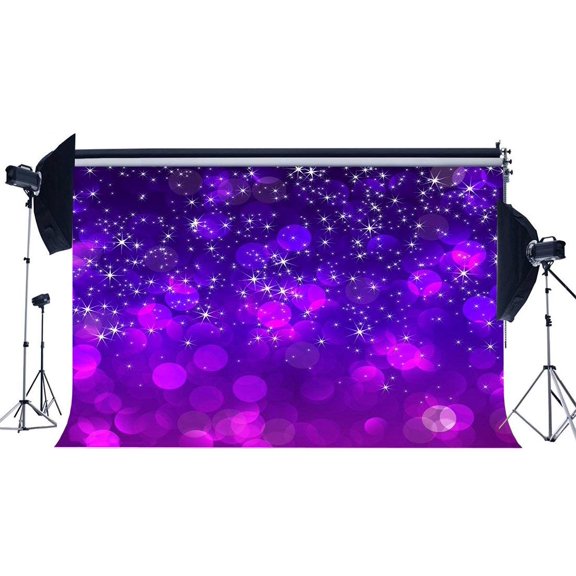 ABPHOTO Polyester 7x5ft Bokeh Backdrop Glitter Sequins Backdrops Sparkle Spots Photography Background for Girls Lover Wedding Party Decoration Wallpaper Photo Studio Props