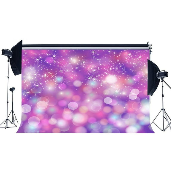 ABPHOTO Polyester 7x5ft Bokeh Backdrop Glitter Sequins Backdrops Sparkle Spots Photography Background for Girls Lover Wedding Party Decoration Wallpaper Photo Studio Props