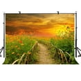 thumbnail image 1 of ABPHOTO Polyester 7x5ft Country Trail Backdrop Lush Plant Country Trail Photography Background and Studio Photography Backdrop Props, 1 of 5