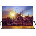 thumbnail image 1 of ABPHOTO Polyester 7x5ft Early Morning Scene Backdrops Istanbul landscape Photography Background Studio Props, 1 of 5