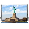 thumbnail image 1 of ABPHOTO Polyester 7x5ft Famous Sculpture Backdrop American Statue of Liberty Famous Sculpture Photography Background and Studio Photography Backdrop Props, 1 of 5