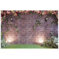 thumbnail image 1 of ABPHOTO Polyester 7x5ft Flowers Wall Photography Backdrops Brick Backdrop Spring Stuido Background, 1 of 3