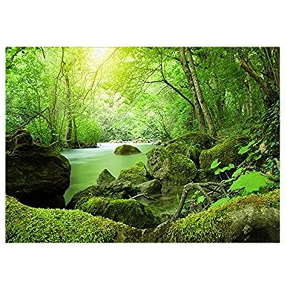 ABPHOTO Polyester 7x5ft Forest Floor Photo Backdrops Studio Background Studio Props GS10