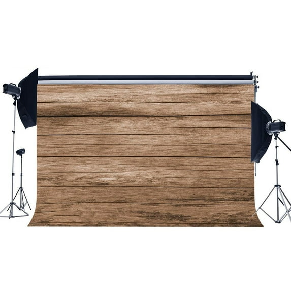 ABPHOTO Polyester 7x5ft Photography Backdrop Weathered Shabby Chic Vintage Stripes Wood Floor Backdrops Seamless Newborn Baby Kids Children Adults Portraits Background Photo Studio Props